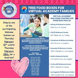 Food Boxes for Virtual Academy Families